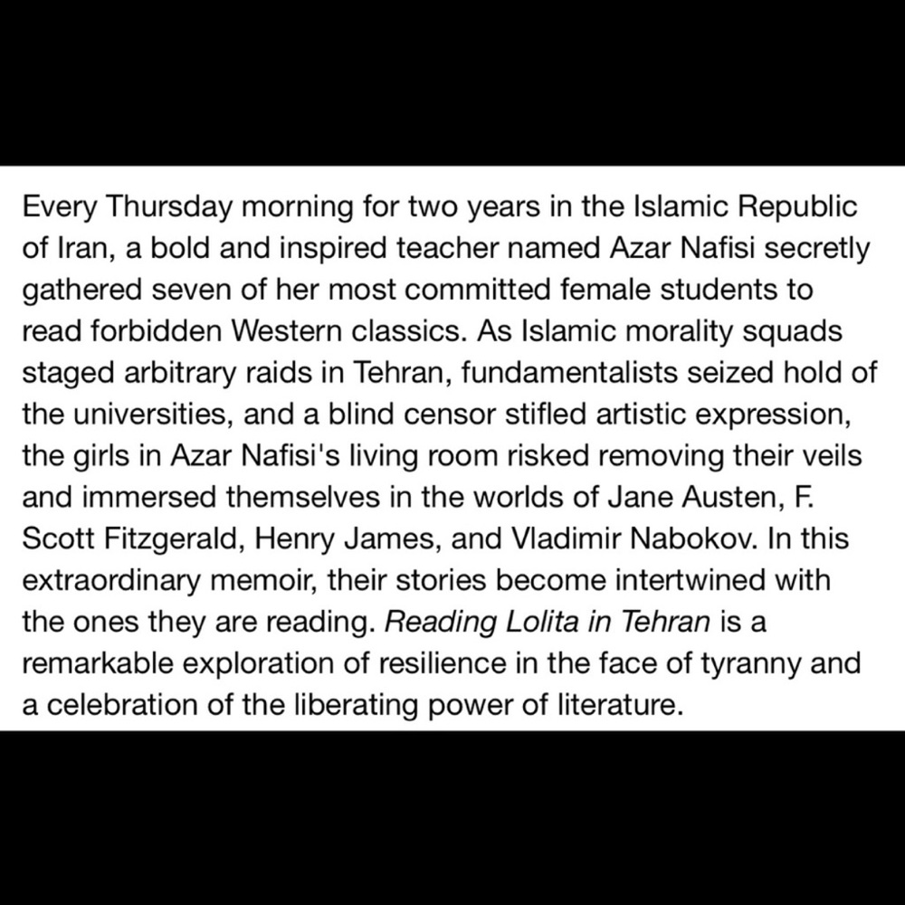 READING LOLITA IN TEHRAN A MEMOIR IN BOOKS Book Paperback Nonfiction Azar Nafisi - Picture 2 of 10